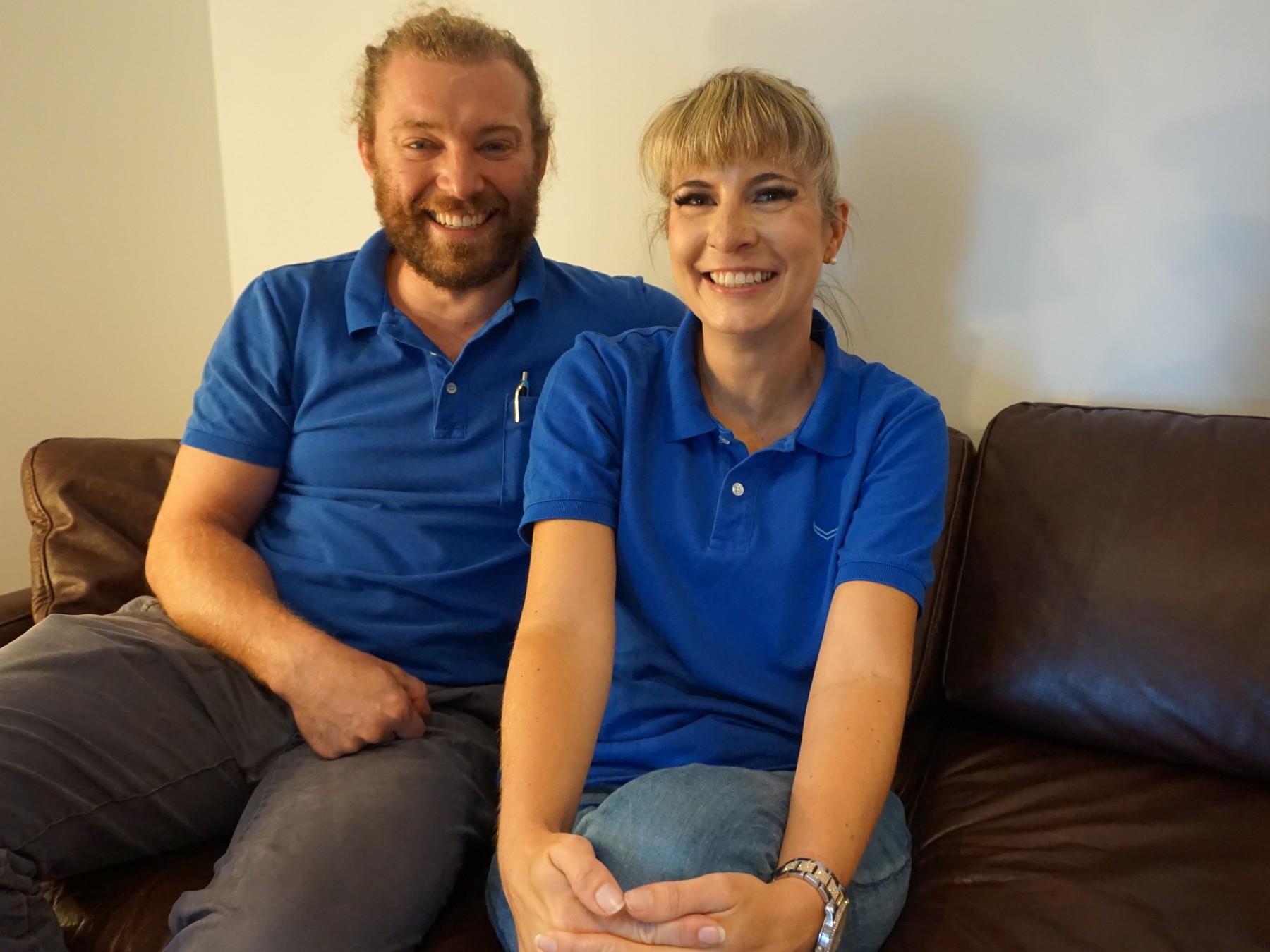 Dr. Stomps und Herr Martens im Wartezimmer